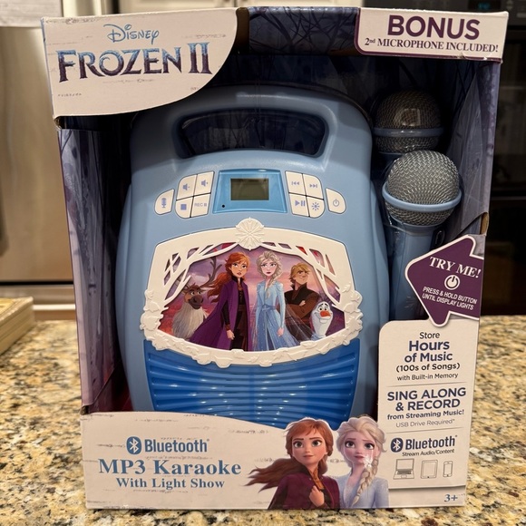 Frozen II Blue Portable Speaker with Bluetooth - Picture 4 of 11